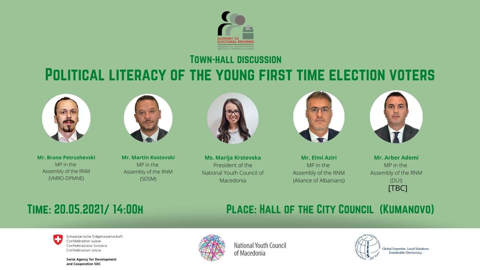 Town Hall Discussion: The political literacy of young and first-time voters
